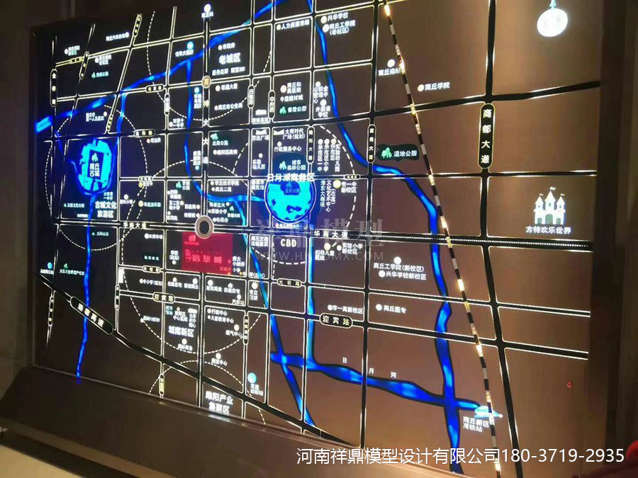 仿铜区位壁挂模型